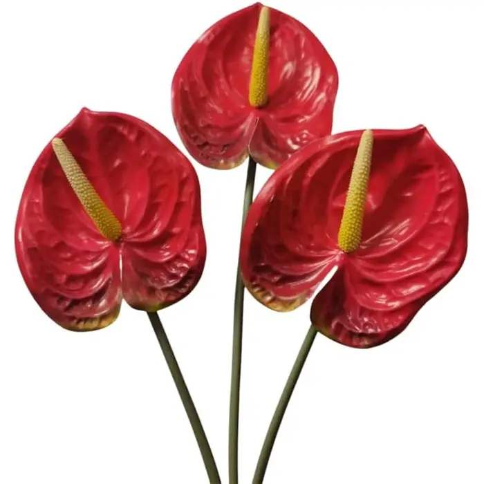 Bouquet de fleurs de lys artificiels PU 60cm