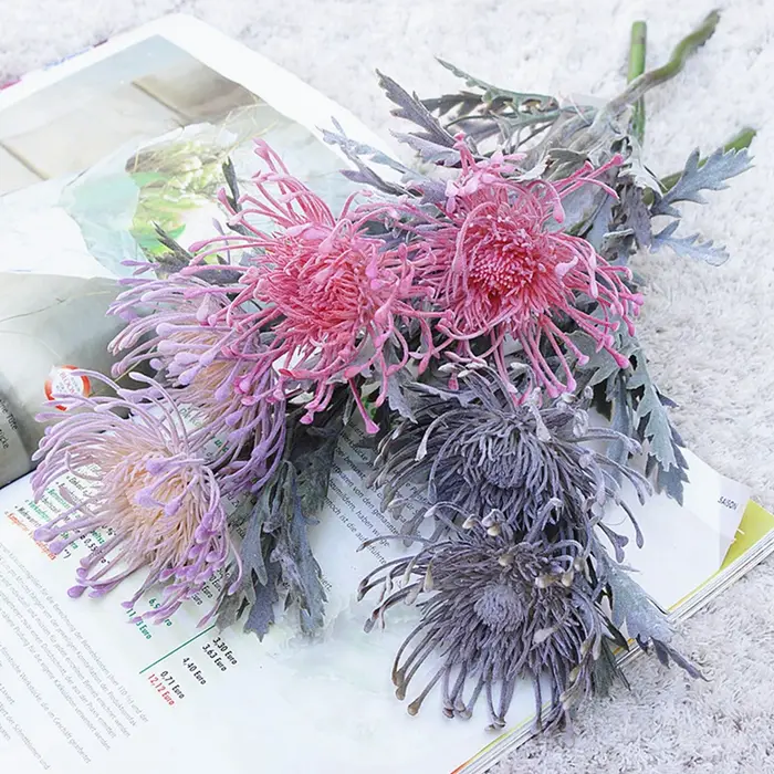 Fleurs artificielles, branche courte