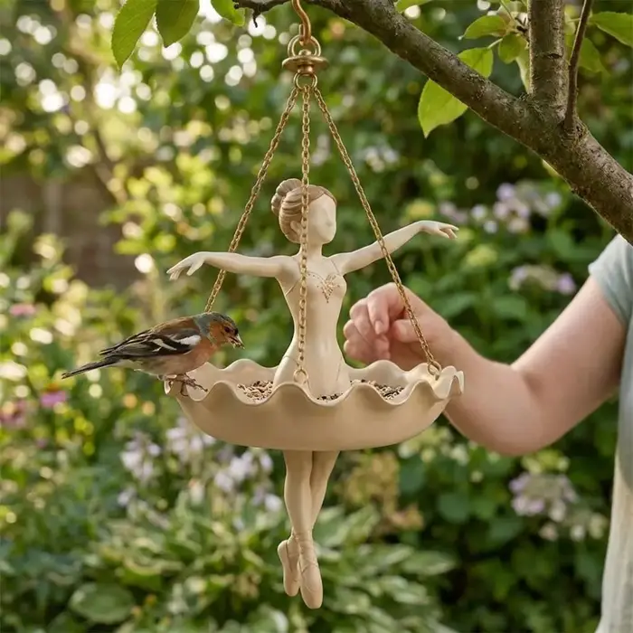 Jardinière suspendue en résine Danseuse de ballet