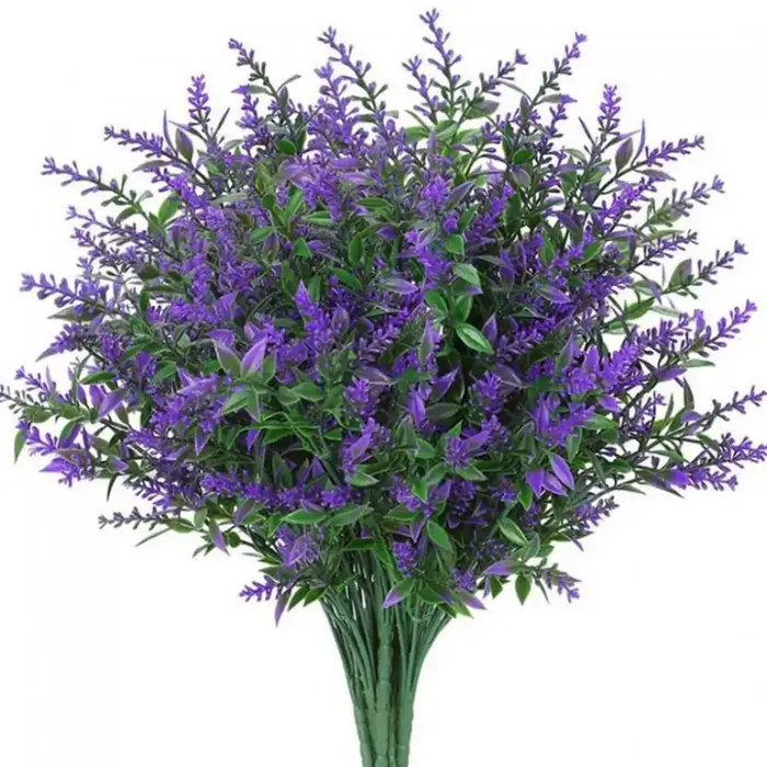 Fleurs artificielles en plastique