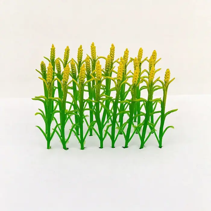 Kits de modèles de plantes agricoles simulées, mini-tiges de blé/riz/maïs, matériaux pour plateforme agricole DIY, accessoire de décoration pour table de sable