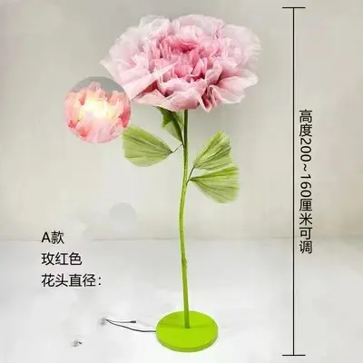 Fleurs artificielles LED à ouverture et fermeture automatiques