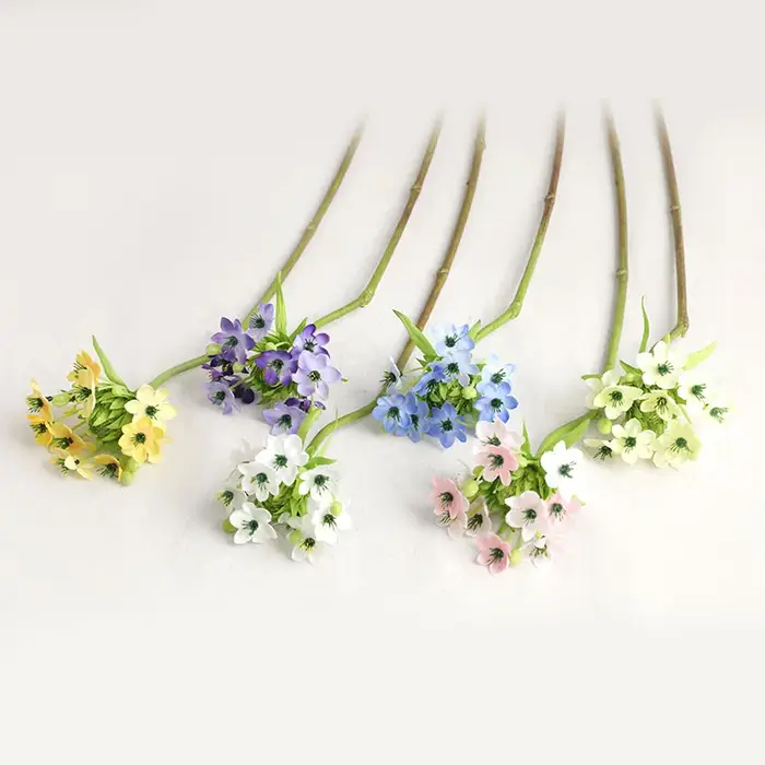 Fleur artificielle en velours 65cm
