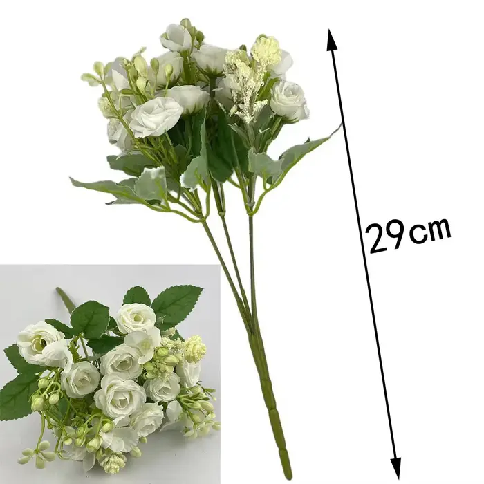 Belles hortensias artificielles pour décoration de jardin