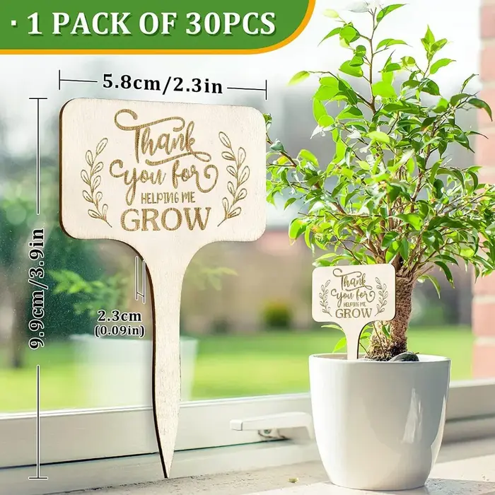 Plaque de fleurs horticoles en bois de peuplier