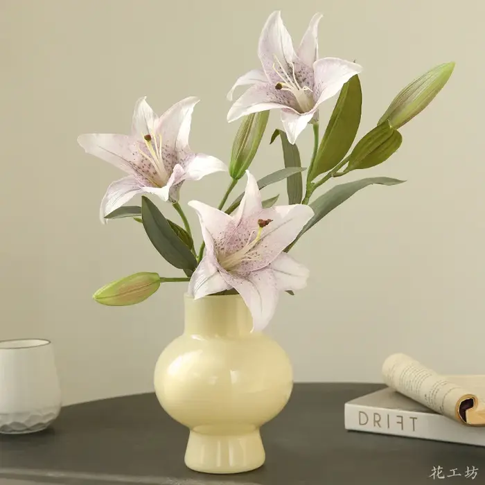 Fleurs Artificielles de Lys Blanc