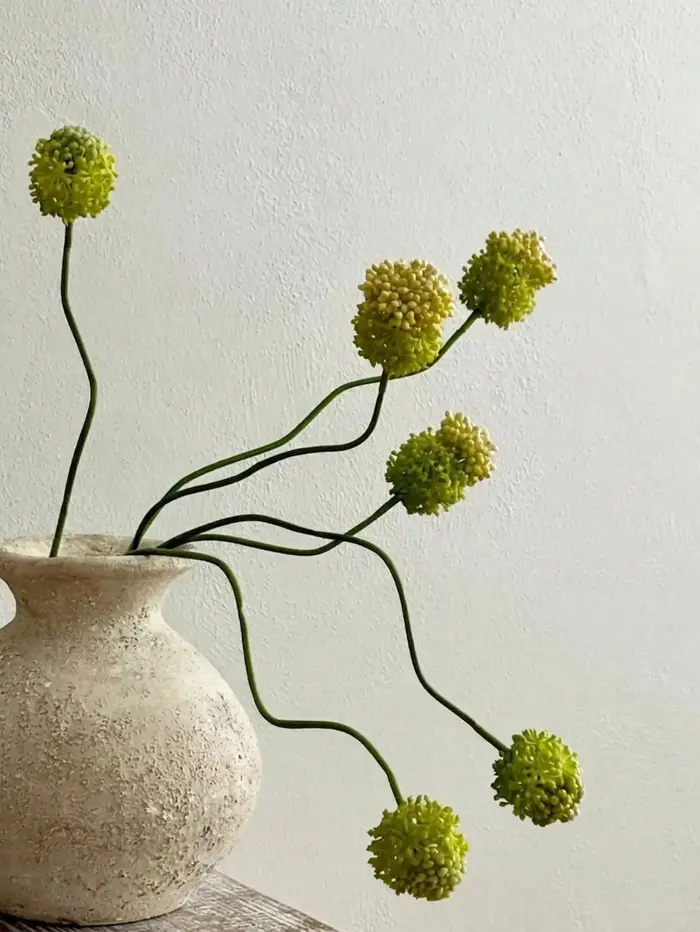 2 pièces d'alliums artificiels à 2 têtes