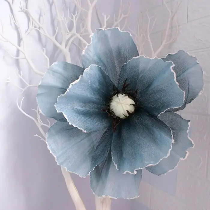 Fleur de pavot artificielle géante de 30 cm pour décoration de maison et jardin