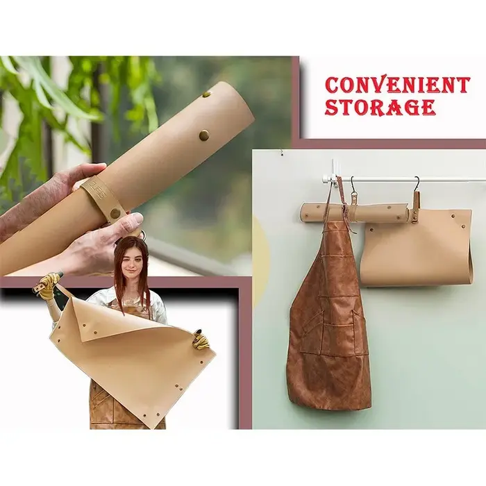 Tapis de recyclage pour plantes en cuir