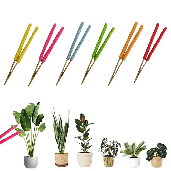 Pince de nettoyage de feuilles de plantes avec manchons en microfibre