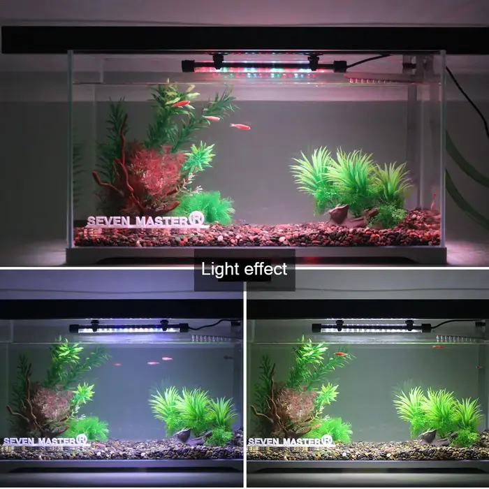 90-260V lumière d'aquarium LED étanche Aquarium pince lumière sous-marine décor éclairage lampe Subm