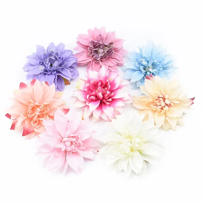 Couronne de fleurs artificielles en soie Gerbera 10CM