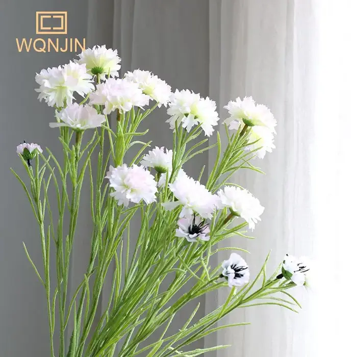 Nordique bleu longue branche étoilé bleuet soie fleurs artificielles maison fête de mariage décoration Flore