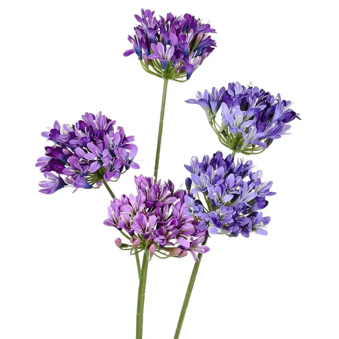 Arrangement Floral Faux fleur d'agapanthus artificielle de 30 pouces