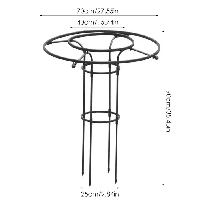 Treillis de jardin en forme de parapluie pour plantes grimpantes, support DIY pour plantes, supports