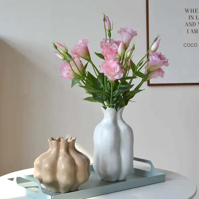Bouquet de fleurs artificielles en soie