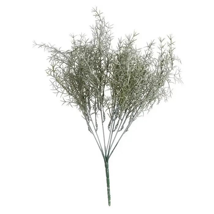 Plantes artificielles réalistes de romarin, résistantes à la décoloration, style rustique campagnard
