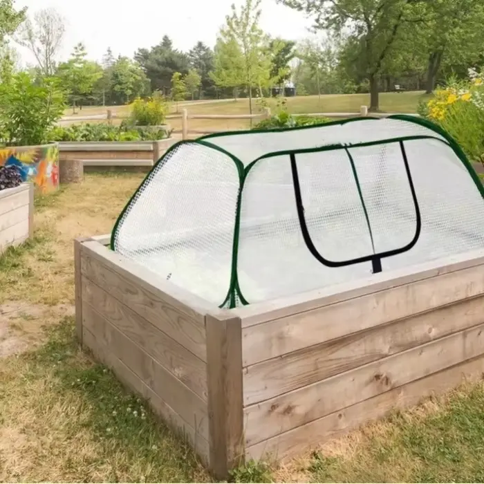 Couverture de protection pour plantes en PVC transparent