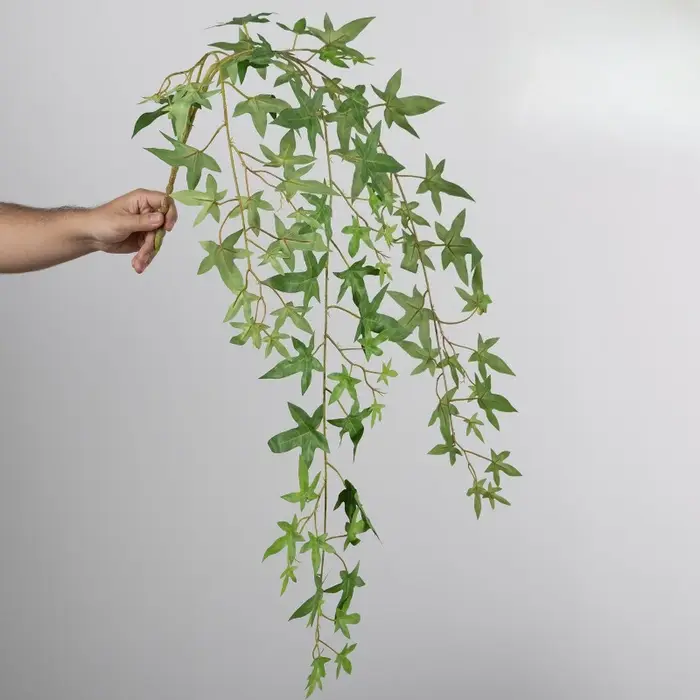 3 pièces de plantes artificielles en soie, feuilles de patate douce, vigne florale de simulation, fe