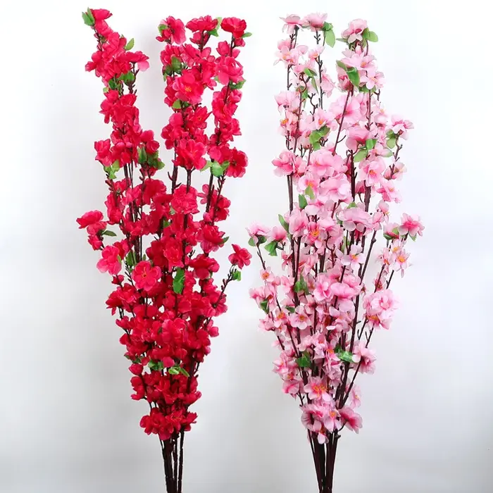 Branches de fleurs de cerisier artificielles
