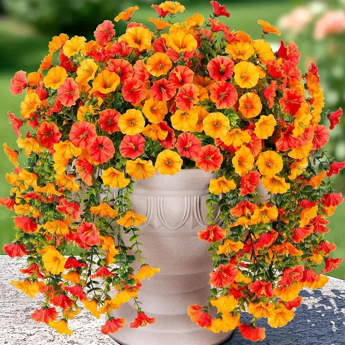 Guirlande de fleurs artificielles Morning Glory pour mariage