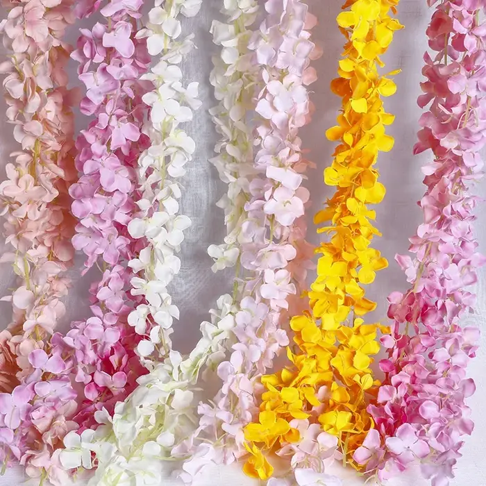 Bandes de Fleurs Artificielles pour Mariage