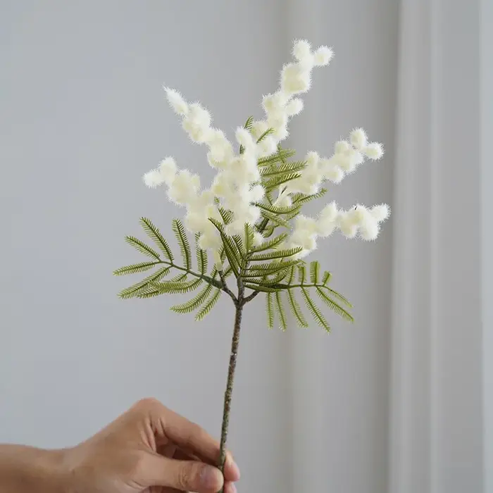 Fausses fleurs artificielles en acacia