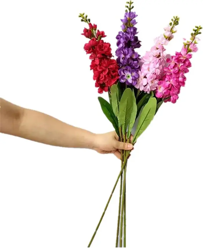 Fleurs de jacinthe décoratives pour centres de table de mariage