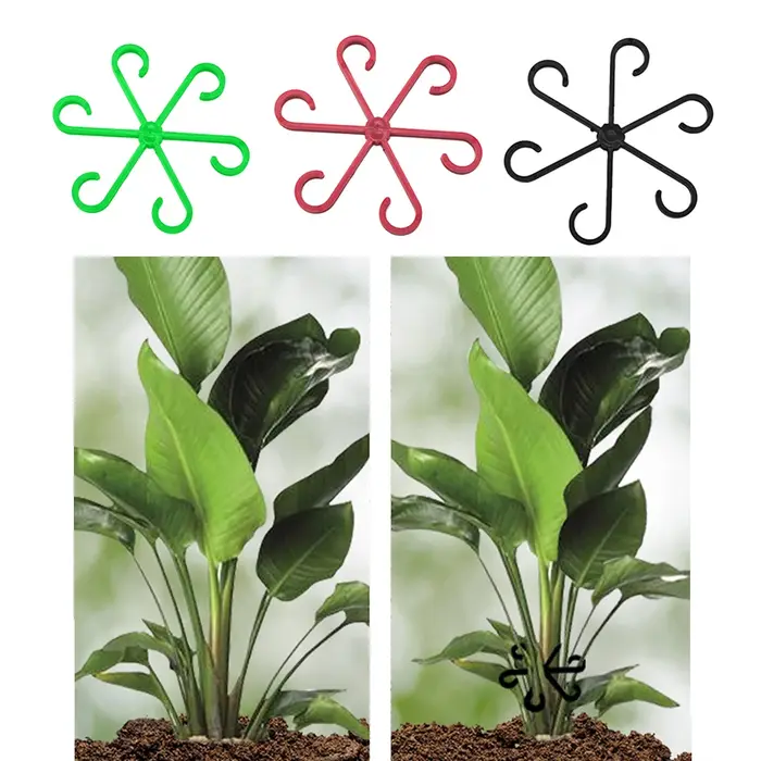 Lot de 4 supports anti-chute pour plantes