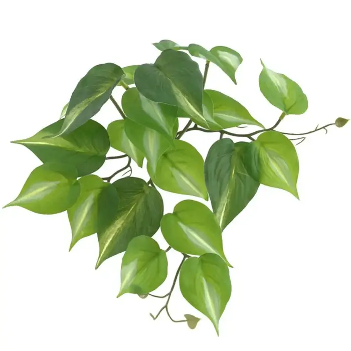 23 feuilles artificielles de plantes vertes, feuilles de plantes tropicales, plantes en pot vertes a