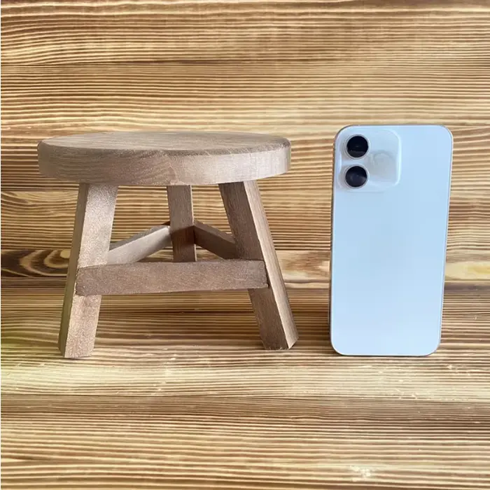 1 pièce Support de plantes rustique en bois