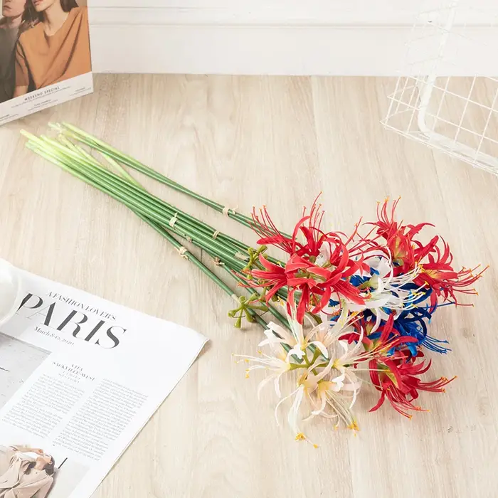 Fleur artificielle Lycoris RadiMiGarden pour la décoration intérieure