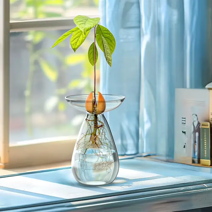 Vase hydroponique d'avocat