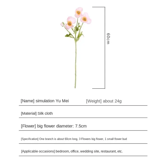 Yu Beauty-Simulation de fleurs artificielles
