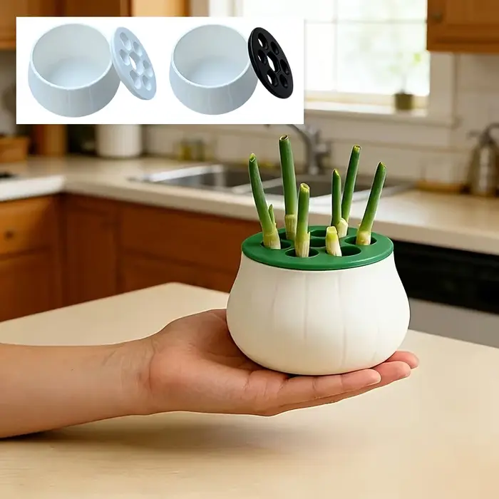 1 pot de repiquage pour oignon vert imprimé en 3D