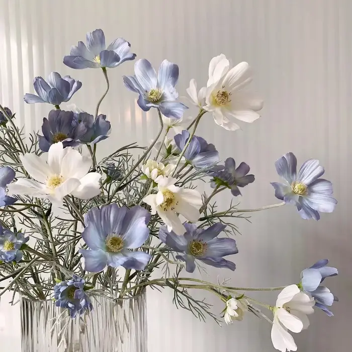 Gros marguerite soie fleur artificielle camomiles 60 cm fausse