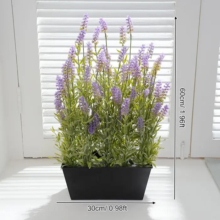 Plantes en pot de µartificielle, jardin, intérieur, fenêtre, affichage, décorations pour la maison, 