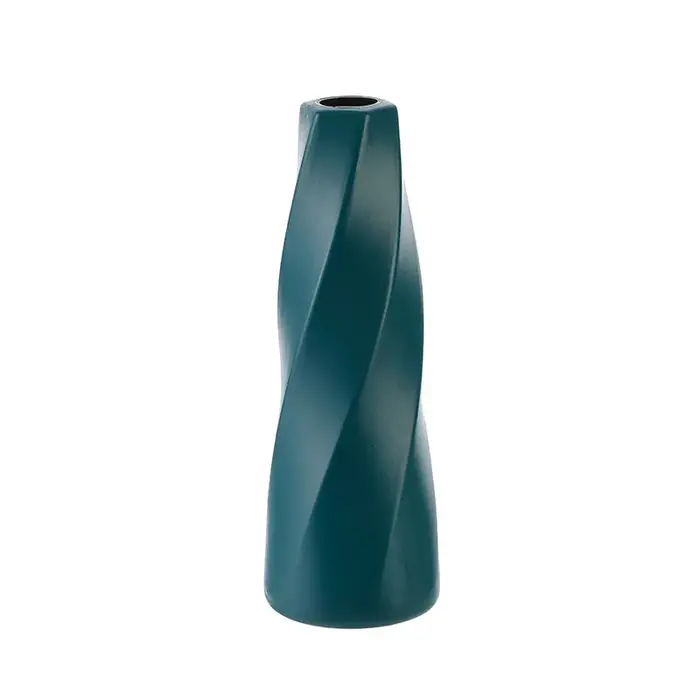 Vase à fleurs en plastique blanc