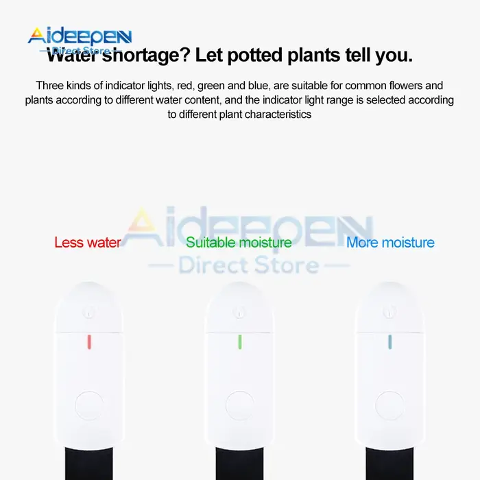 Humidimètre de sol intelligent détecteur de sol fleur herbe plante détecteur d'humidité détecteur de plante capteur d'humidité du sol maison