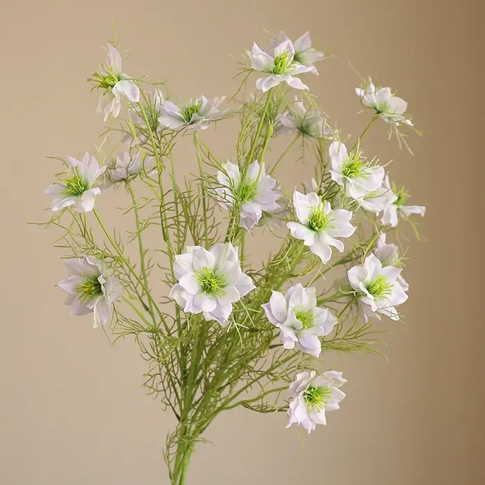 77CM artificielle herbe noire Gesang fleur mariage maison décoration douce