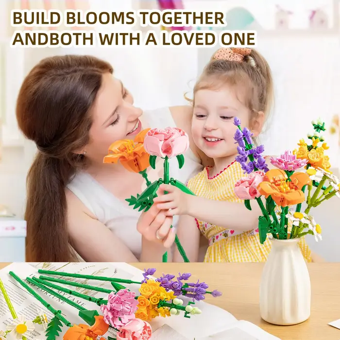 Blocs de construction de fleurs artificielles
