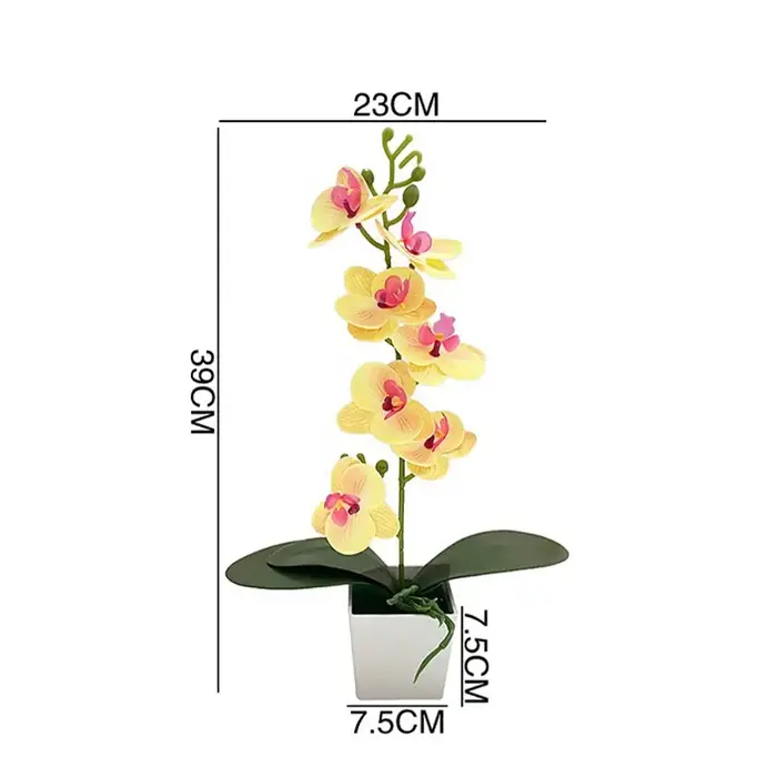 Fleur simulée, orchidée papillon