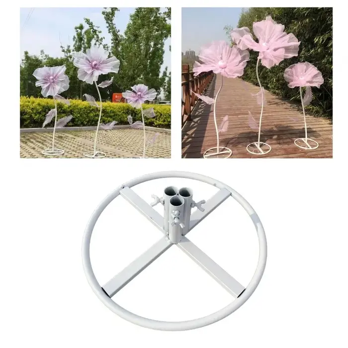 Support de présentation de fleurs en fer