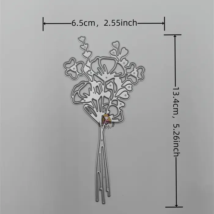 Matrice de découpe de fleurs pour bricolage