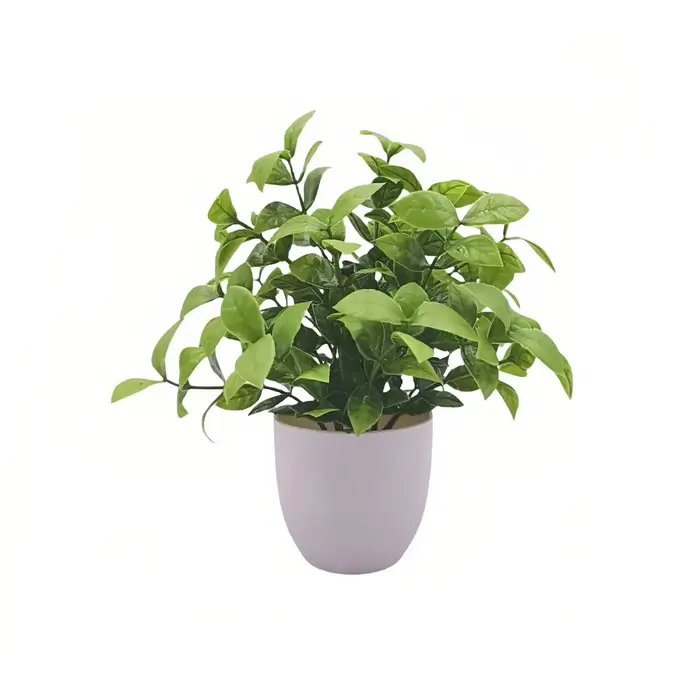 Petites plantes artificielles en pot de 20 cm (7,56 pouces), plantes artificielles d'intérieur pour 