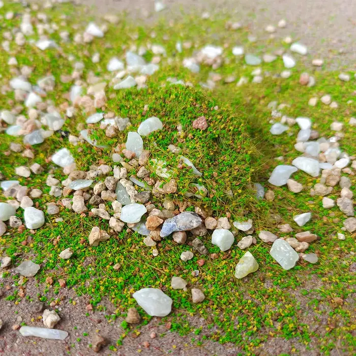 10G/30G Miniature herbe poudre mauvaises herbes sol mélange pierre modèle plante artificielle bricolage ferroviaire scène de jardin militaire Diorama Kit