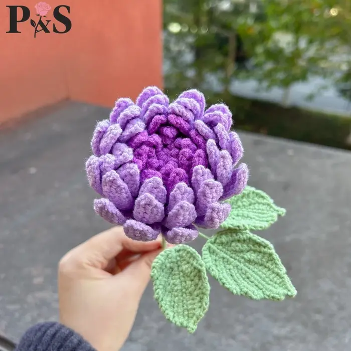 Dahlia – fleurs au Crochet faites à la main