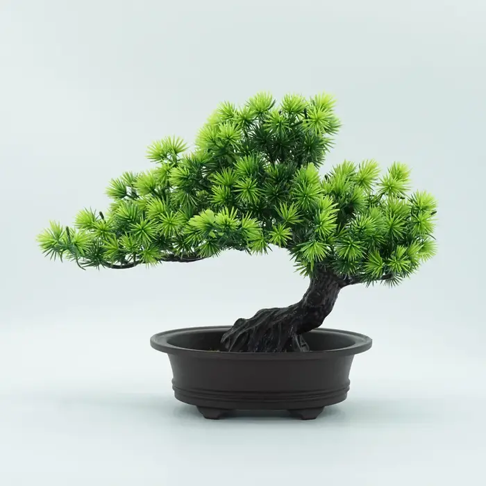 Plante artificielle verte faux bonsaï arbre intérieur étagère bureau salle de bain ferme décor maison chambre