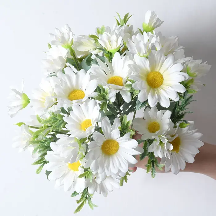 Fleur artificielle de soleil et de chrysanthème
