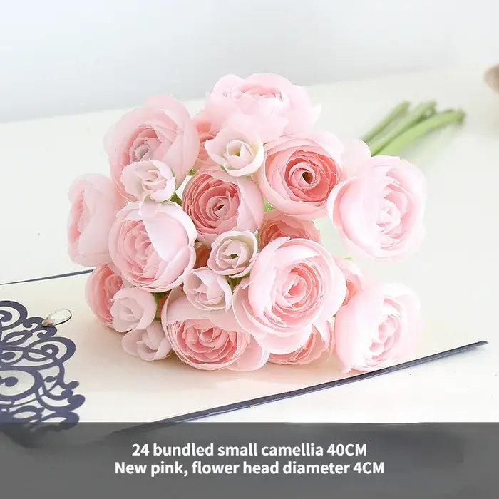 Bouquet de fleurs de thé artificielles de 40CM